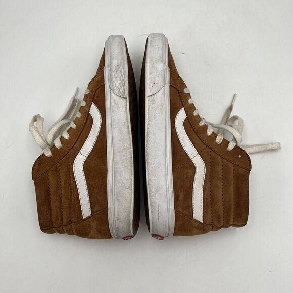 Vans Off The Wall Scotchgard Brown Suede 3M Sneaker Shoes High Top Men’s Size 7 - Picture 9 of 11